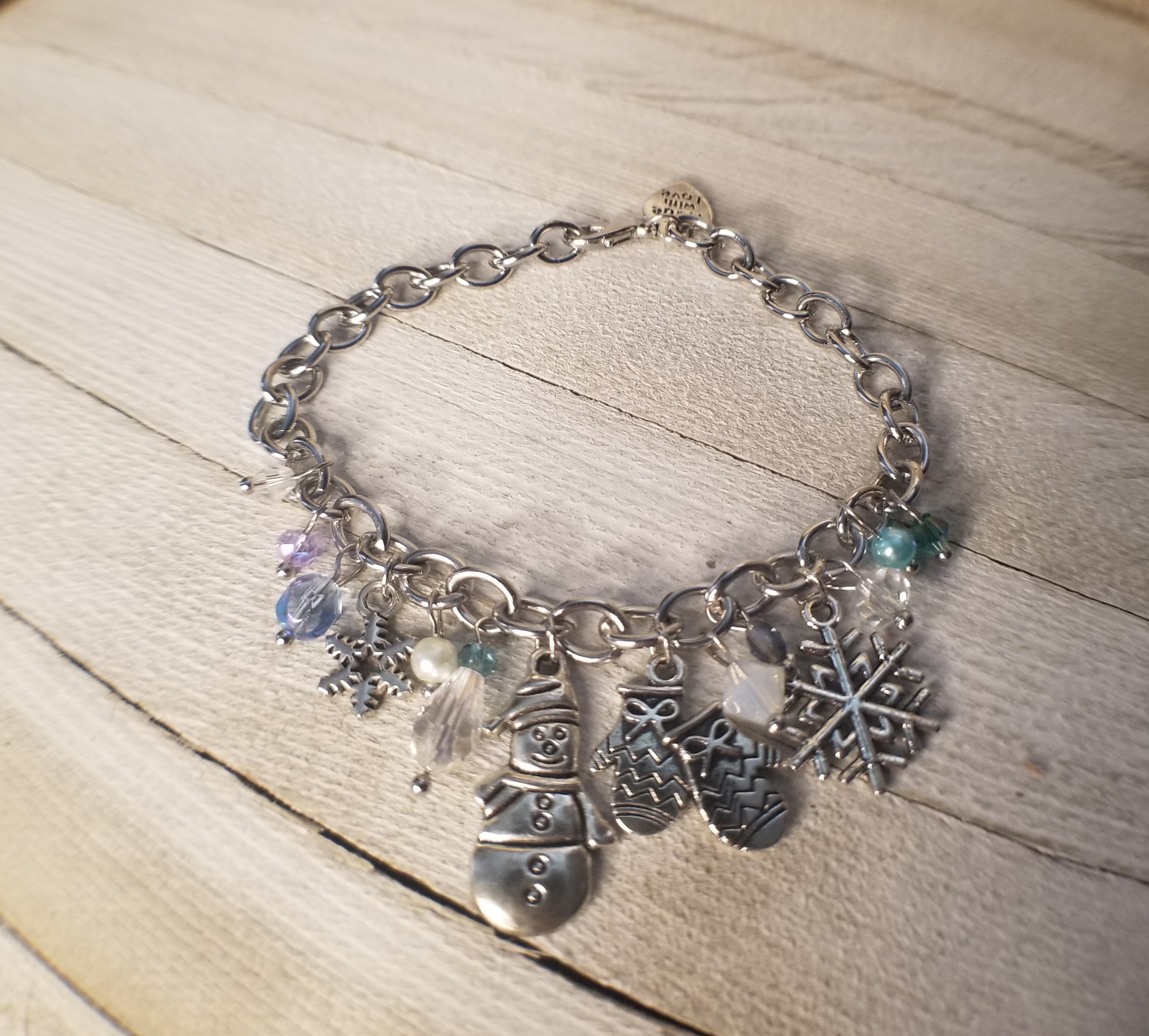 Let It Snow Charm Bracelet