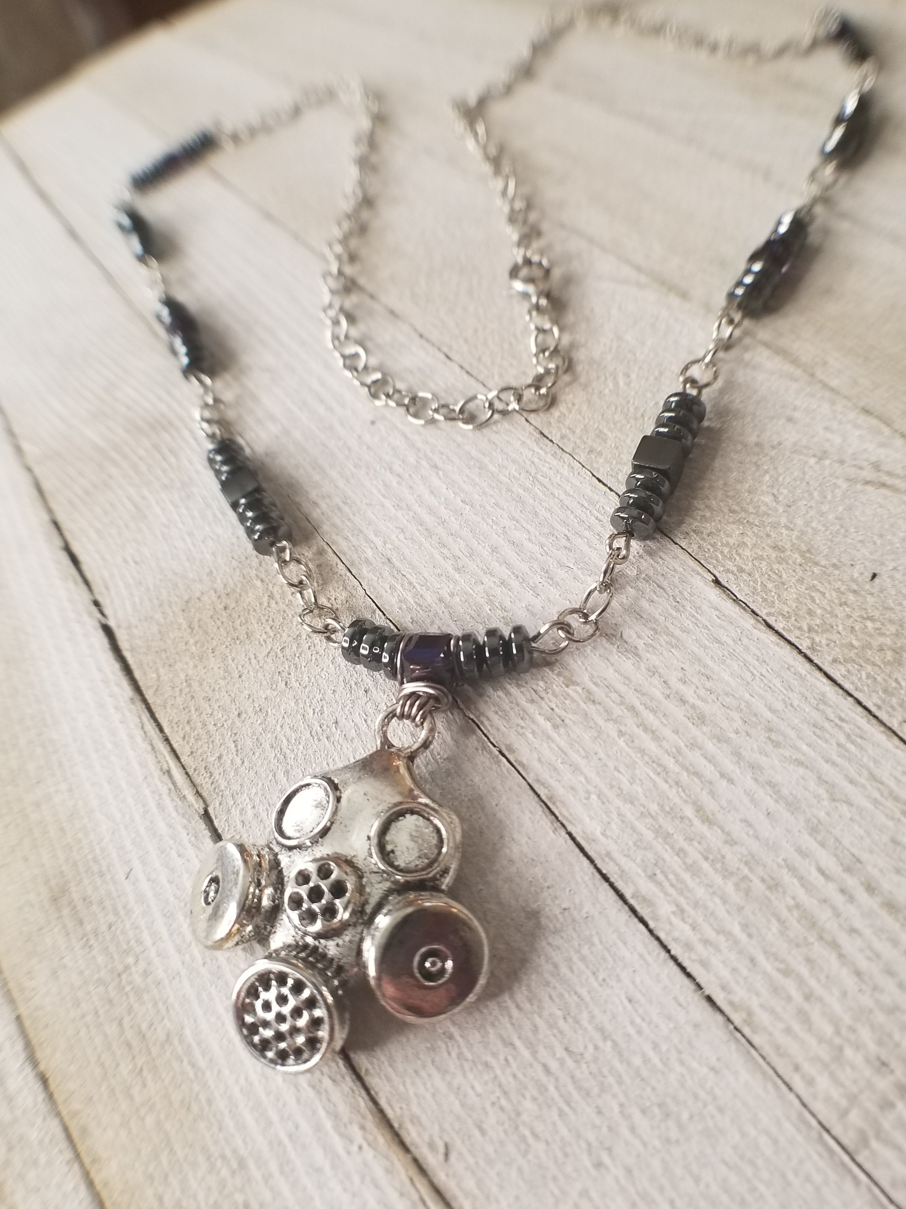 Gas Mask Necklace