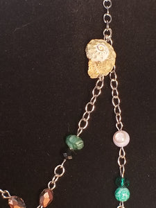 Mermaid Queen Healing Crystal Necklace