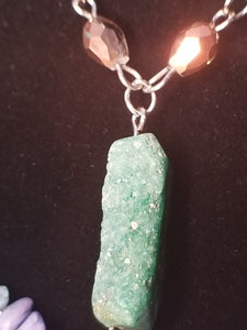 Mermaid Queen Healing Crystal Necklace