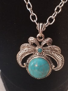 Turquoise Howlite Pendant