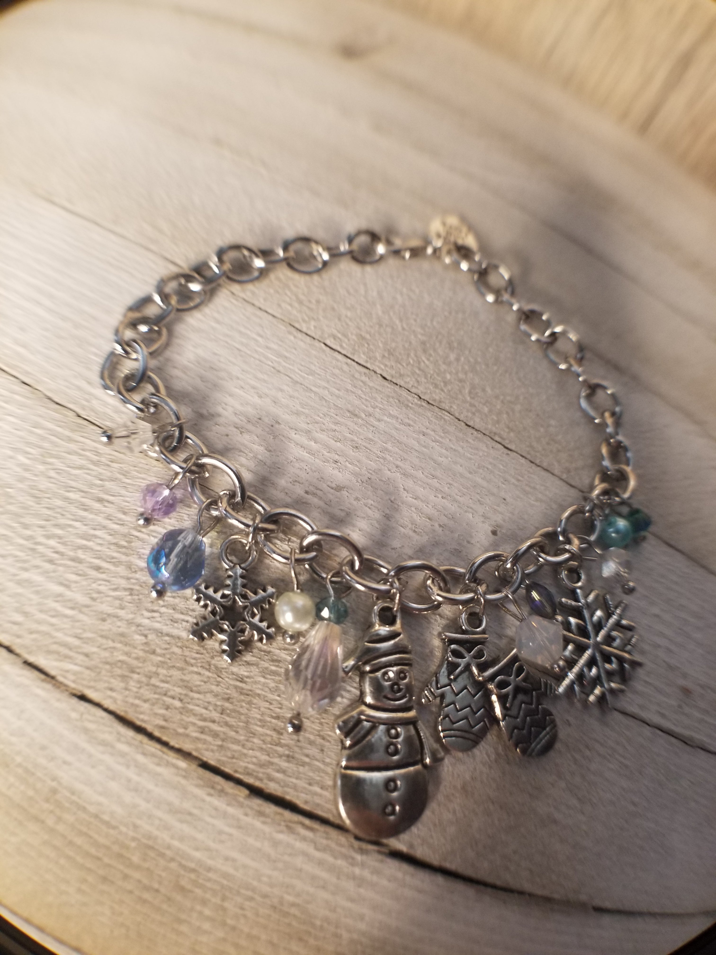 Let It Snow Charm Bracelet