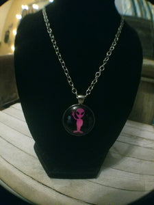 Alien Necklace - Pink