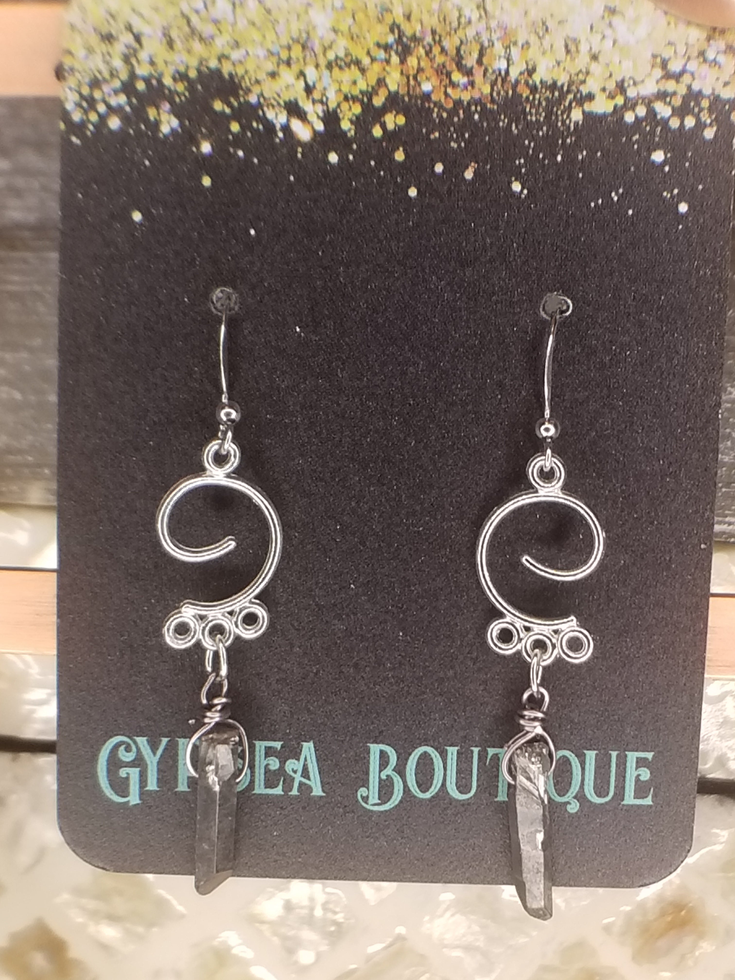 Downward Spiral Earrings