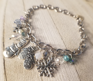 Let It Snow Charm Bracelet